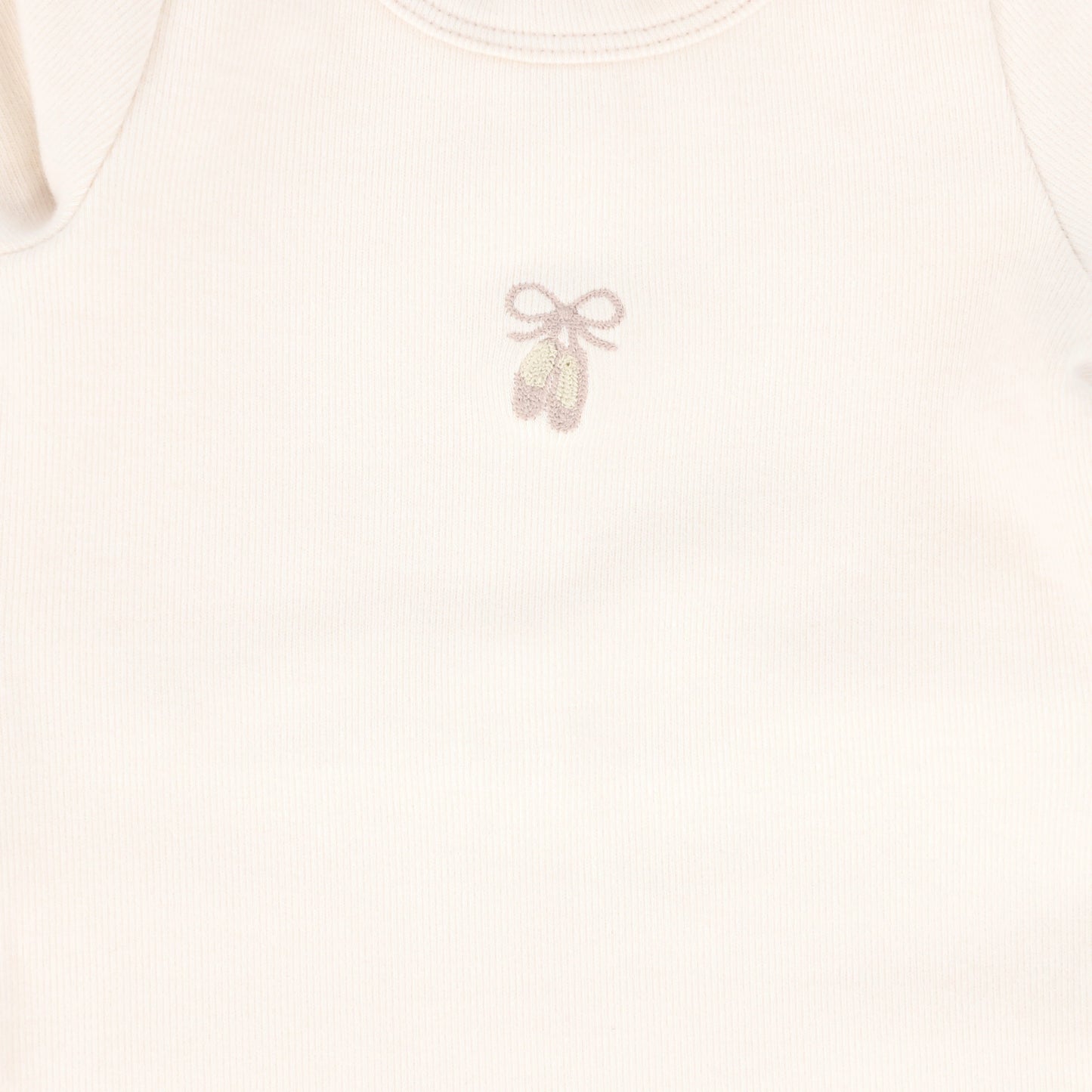 Bebe Jolee Pink Heather Applique Footie
