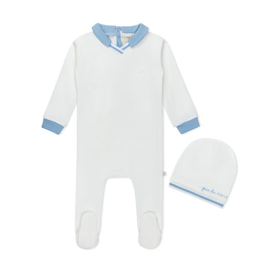 Boys Polo Embossed Footie