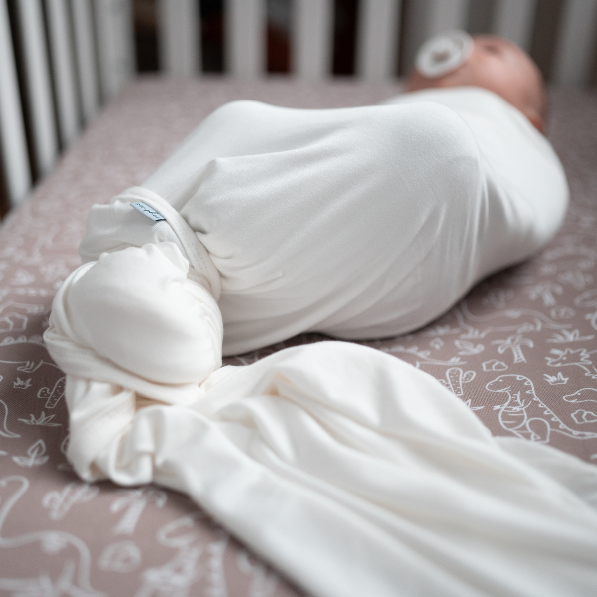 Stretch Swaddles | Bamboo: Cloud White
