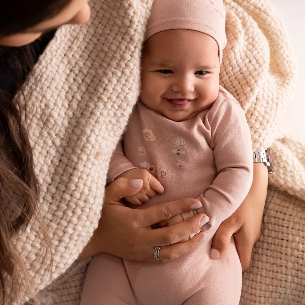 Little Explorer Footie Pink