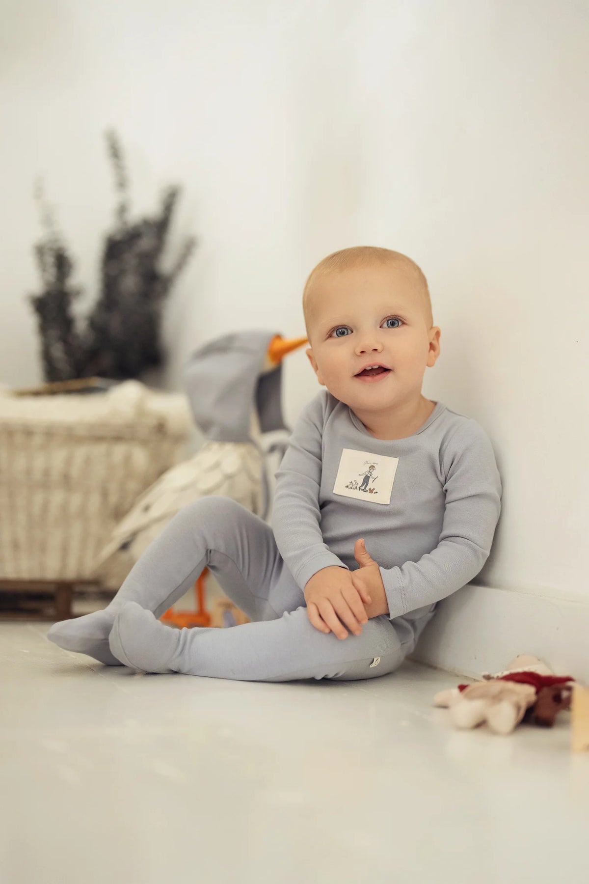 Sweet Patch Footie - Blue