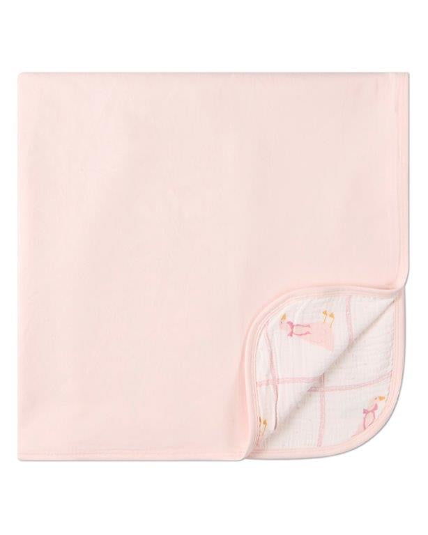 Girl's Sitting Goose Blanket