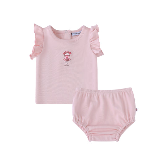 Pink Doll Two Piece Set