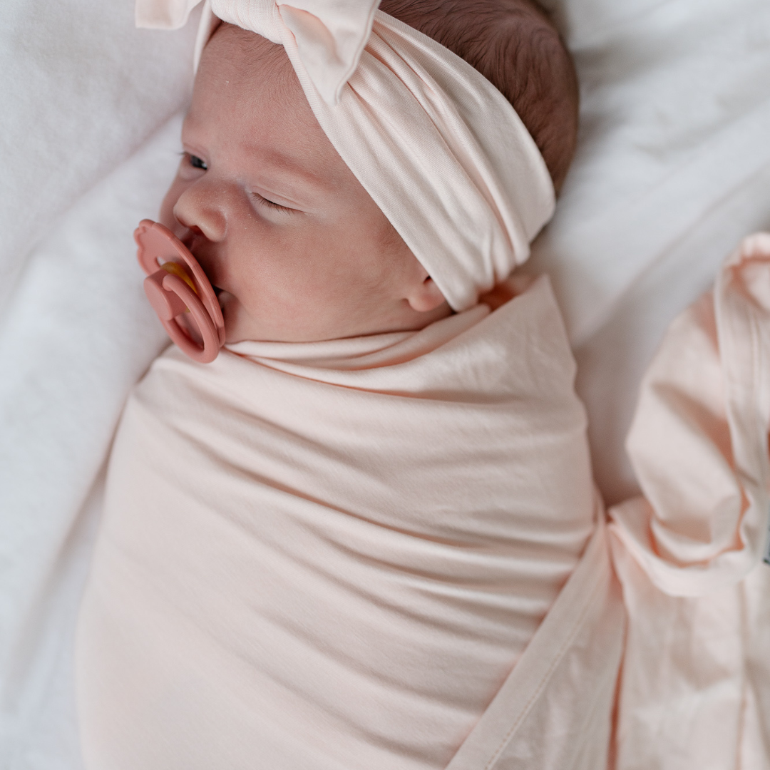 Stretch Swaddles | Bamboo: Pearl