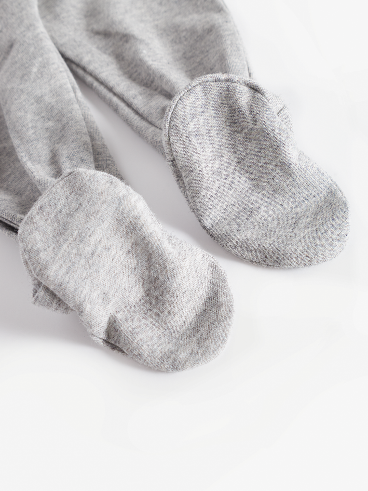 Rubetta Footie - Light Grey Melange