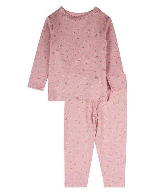 Delightful Cherries 2 Pc Set - Pink