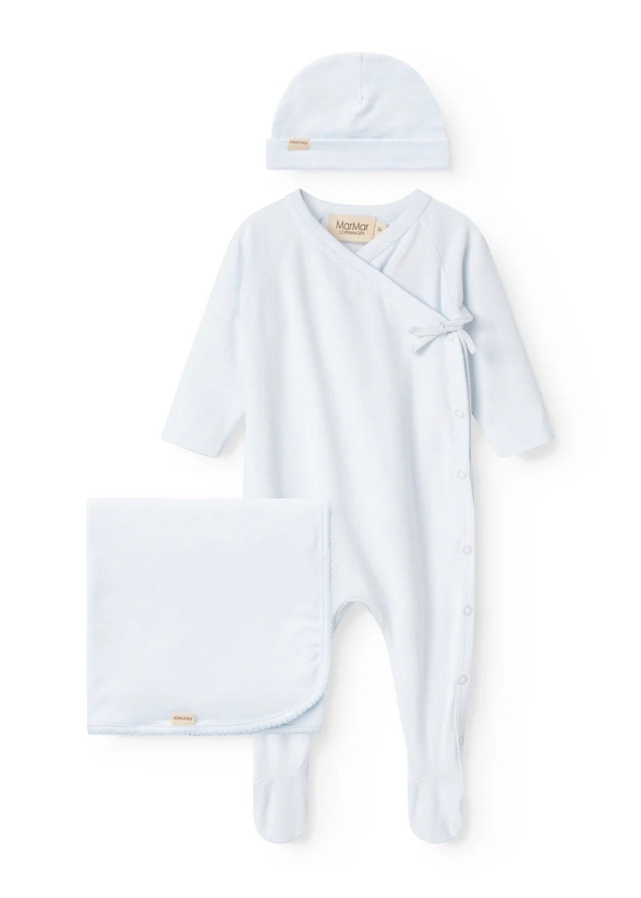 Gift Box Layette 3 Pcs - Light Blue
