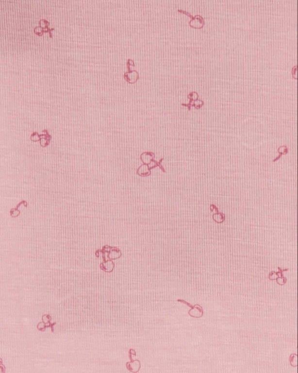 Delightful Cherries Footie - Mauve