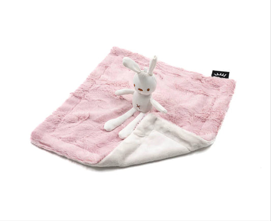 Cozy Mauve Bunny Mini Minky Lovey