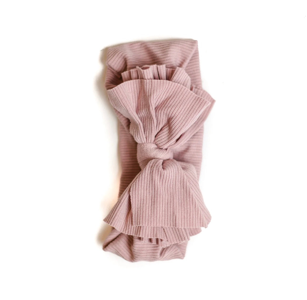 Butter Soft Ribbed Baby Bow Headband