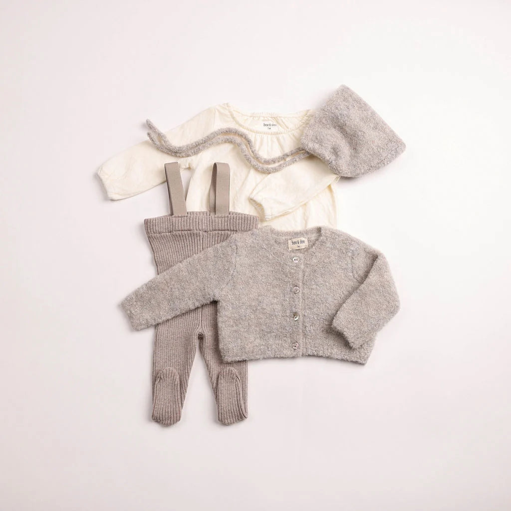 Textured Wool Ensemble - Oat