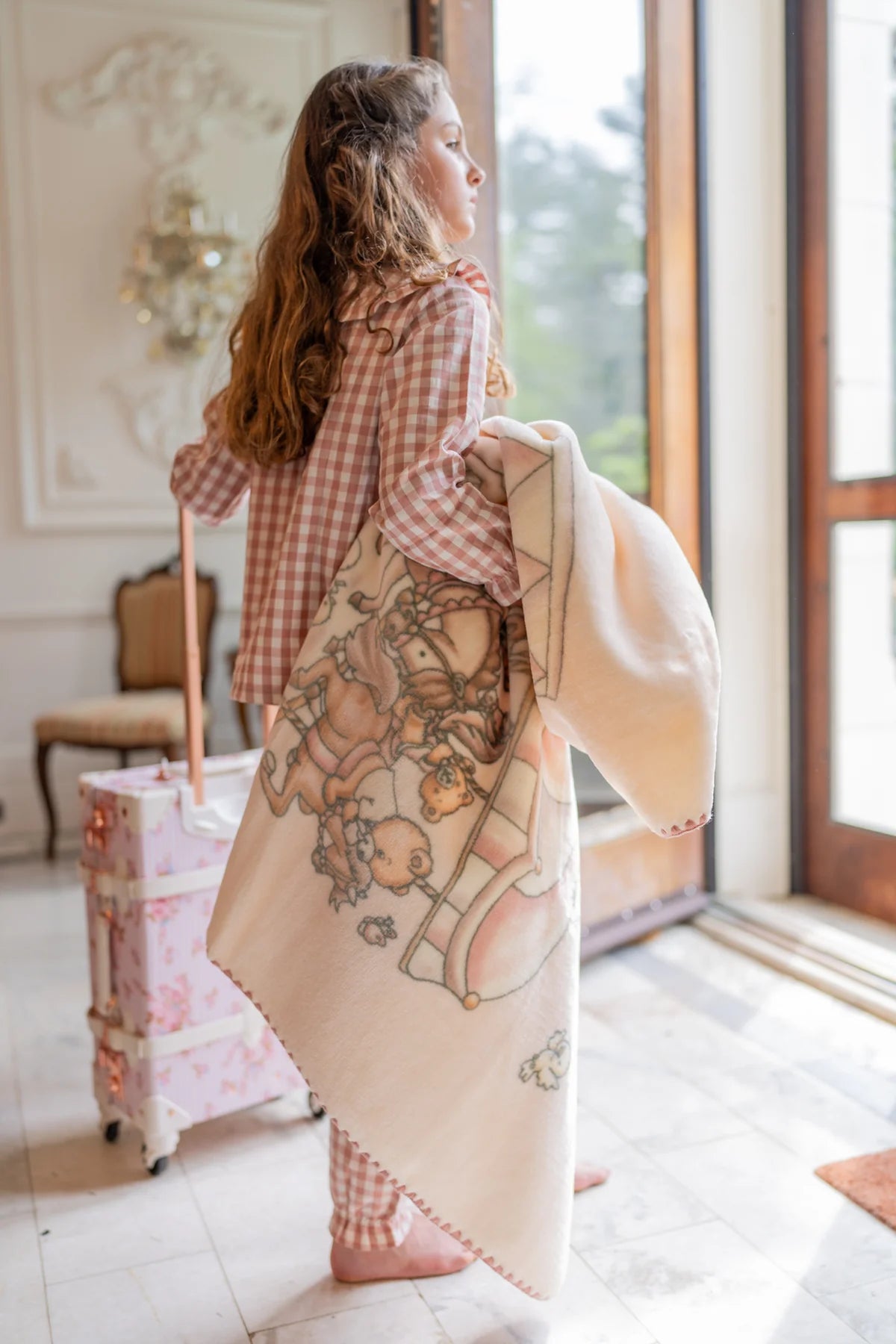 LIL TEDDY’S MERRY GO SNUGGLE SUGARY PINK