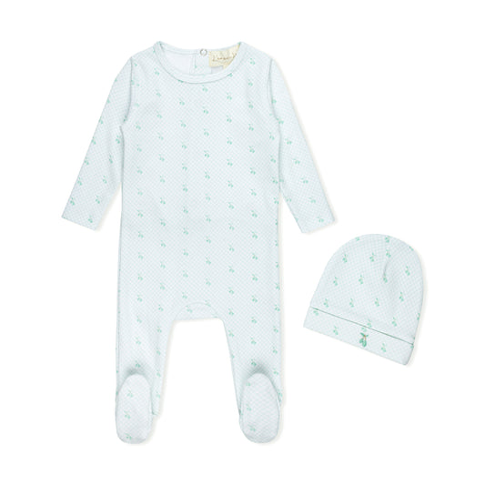 Boys Checkerboard Cherry Footie