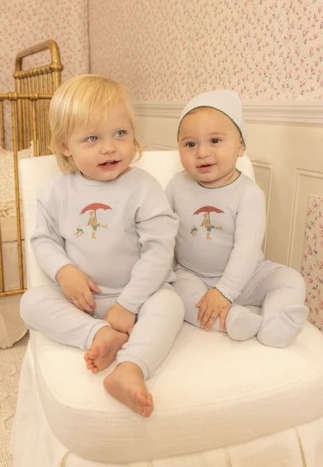 Kids In Sketch Outfit - Crisp Blue