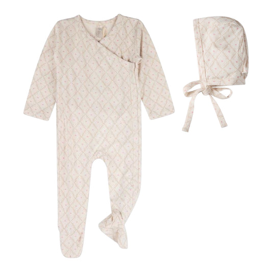 Harlequin Heart All Over Print Footie