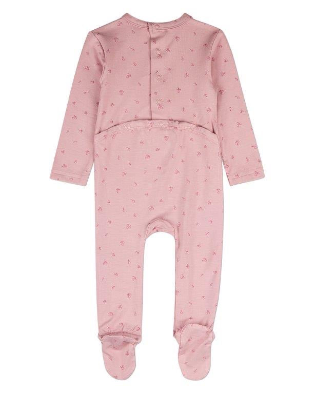 Delightful Cherries Footie - Mauve