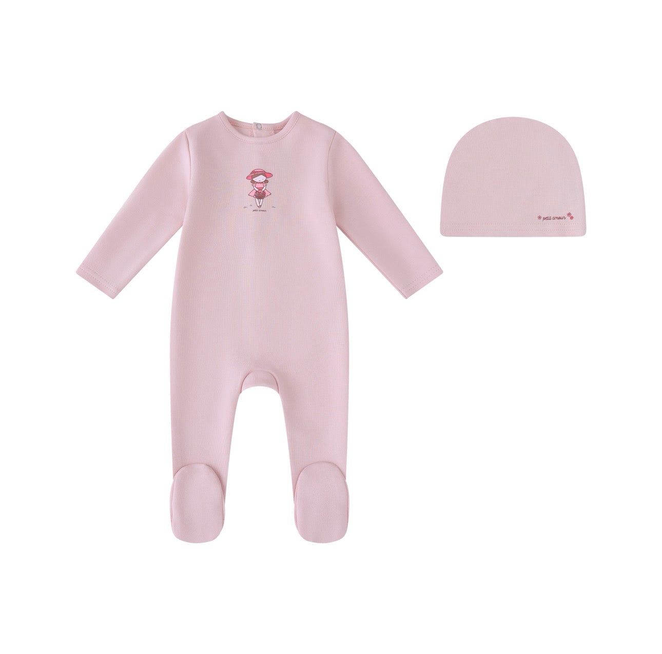 Pink Doll Footie
