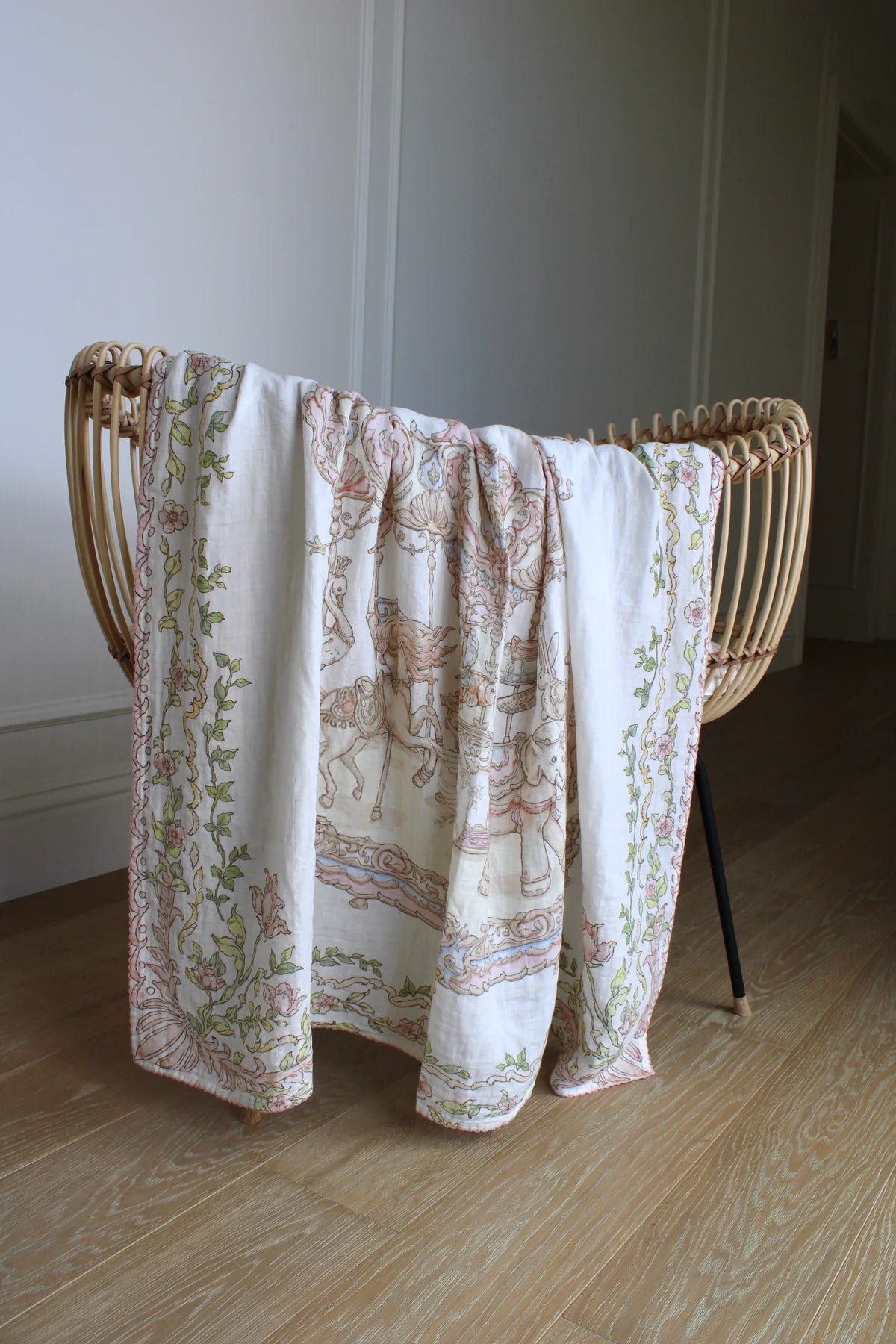 Enchanted Carousel Muslin Swaddle