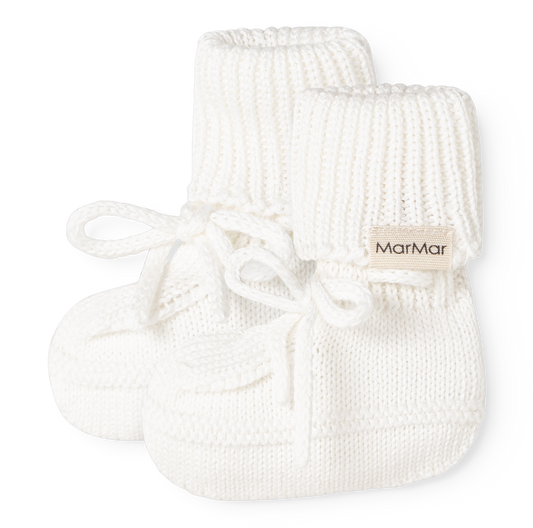 Abootie, Knit Bootie - Gentle White