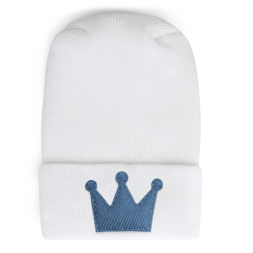 Hospital Hat - Linen Denim Crown
