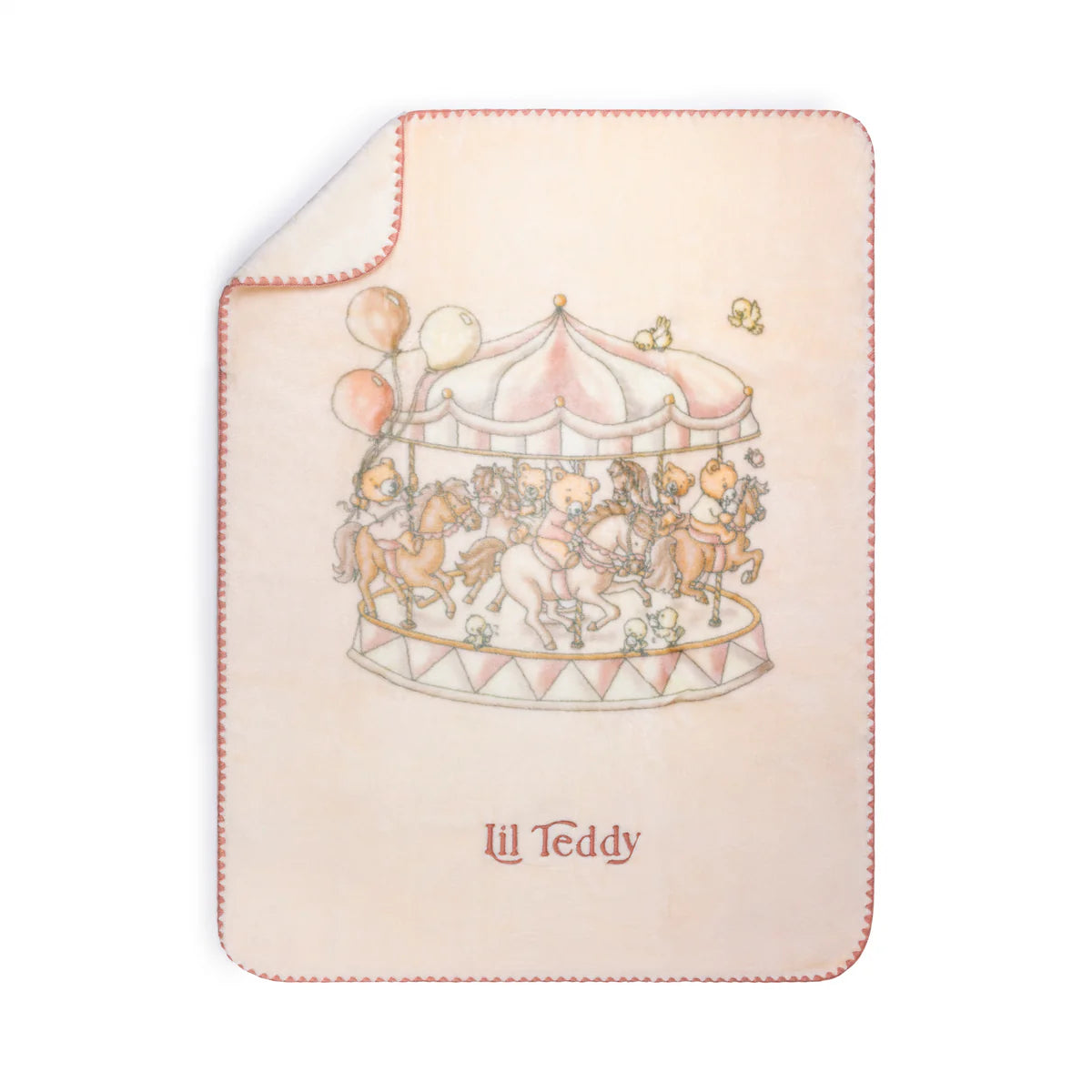 LIL TEDDY’S MERRY GO SNUGGLE SUGARY PINK