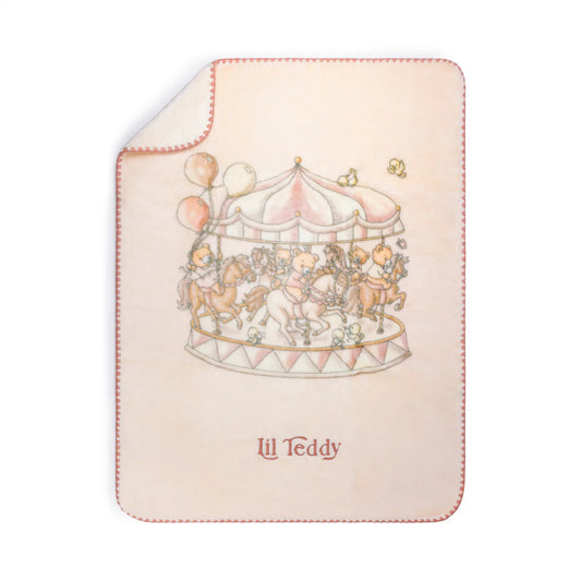 LIL TEDDY’S MERRY GO SNUGGLE SUGARY PINK