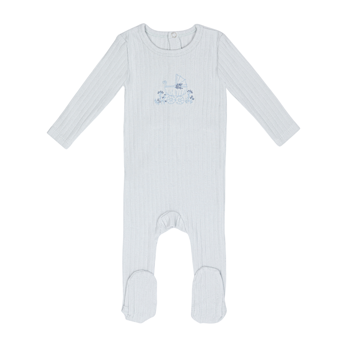 Embroidered Carriage Footie