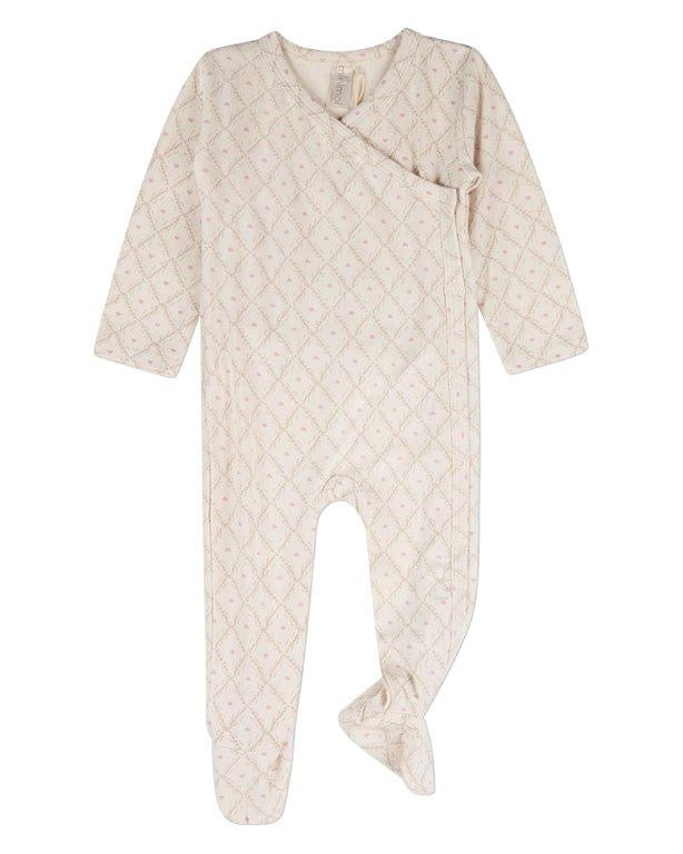 Harlequin Heart All Over Print Footie