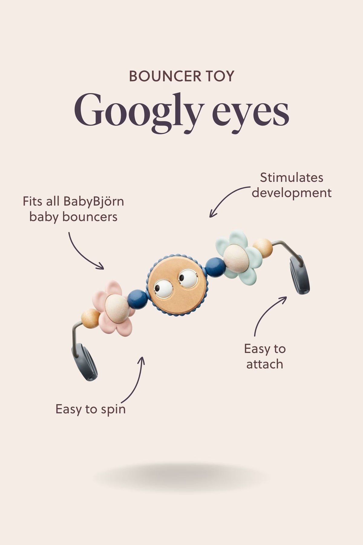 Toy for Bouncer – Googly eyes