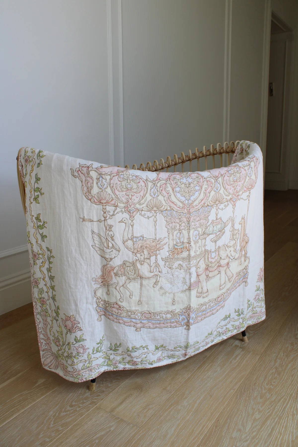 Enchanted Carousel Muslin Swaddle