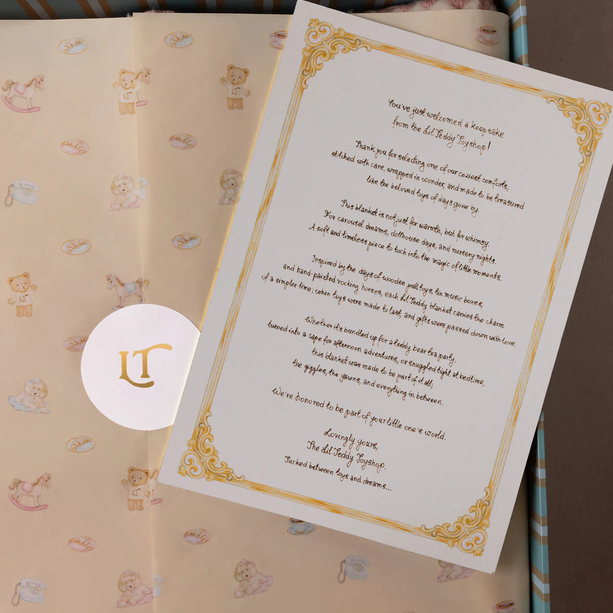 LIL TEDDY'S TOYSHOP SUGARY PINK