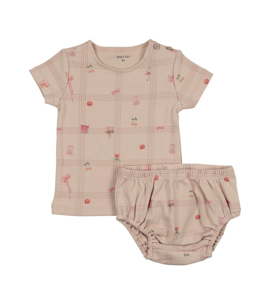 Summer Plaid Short Set