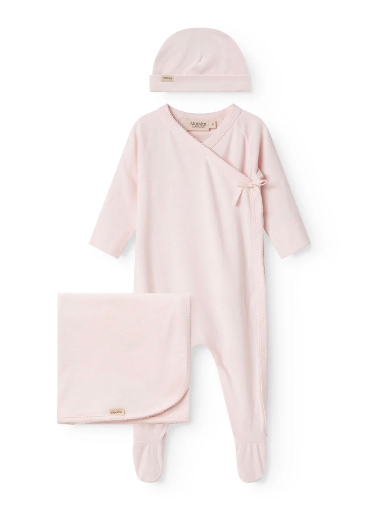Gift Box Layette 3 Pcs - Rosa