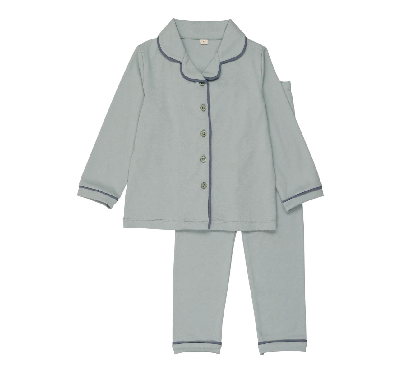 Grandpa Pjs - Dusty Blue