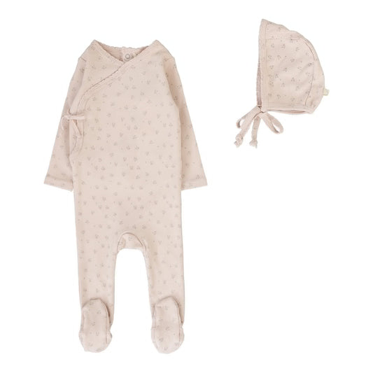Lilette Bud Footie Set - Soft Pink