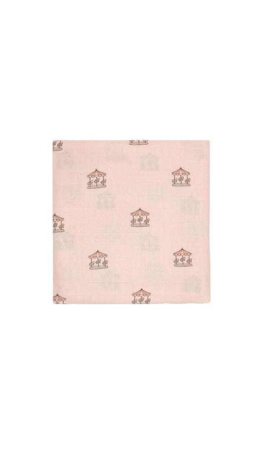 Mini Merry Pink Swaddle
