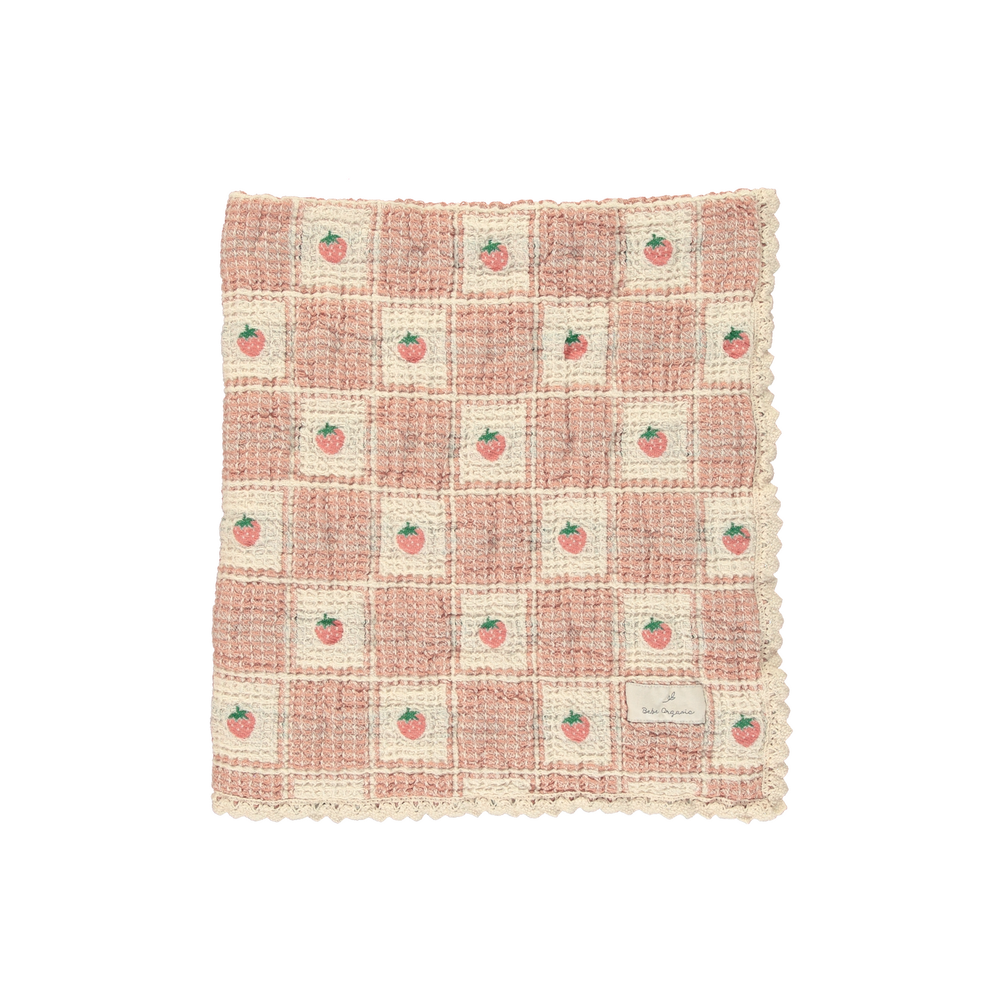 Strawberry Waffle Blanket