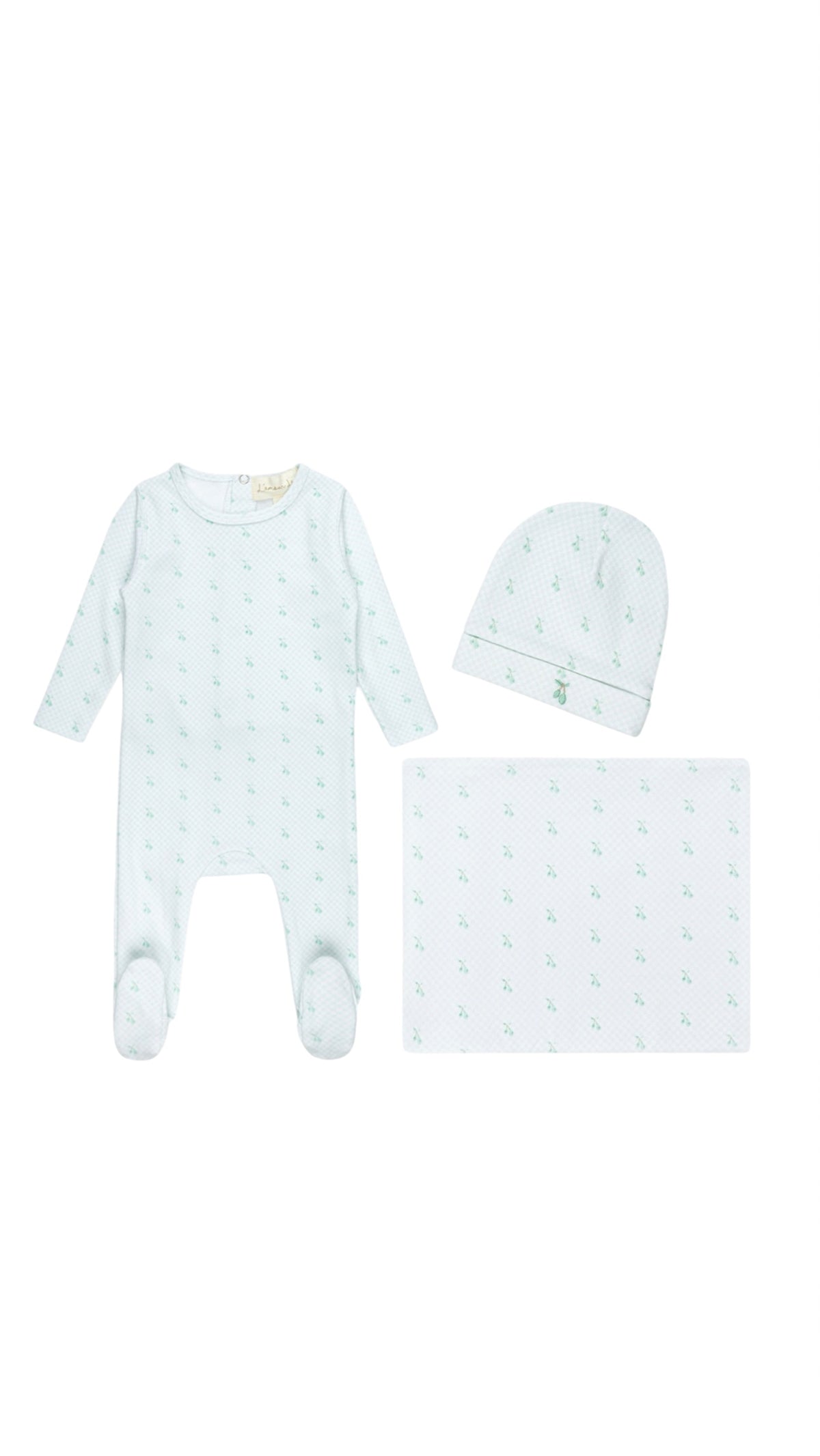 Boys Checkerboard Cherry Set