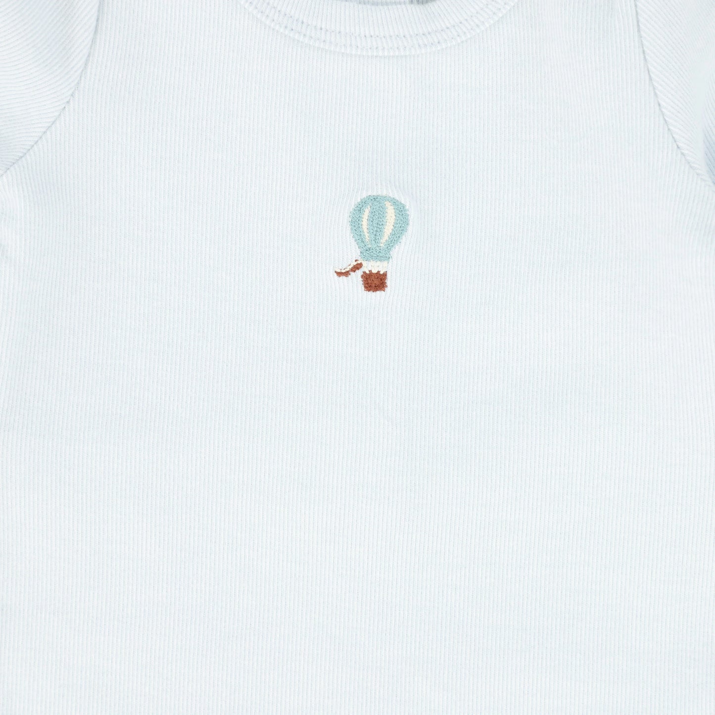 Bebe Jolee Blue Heather Applique Footie
