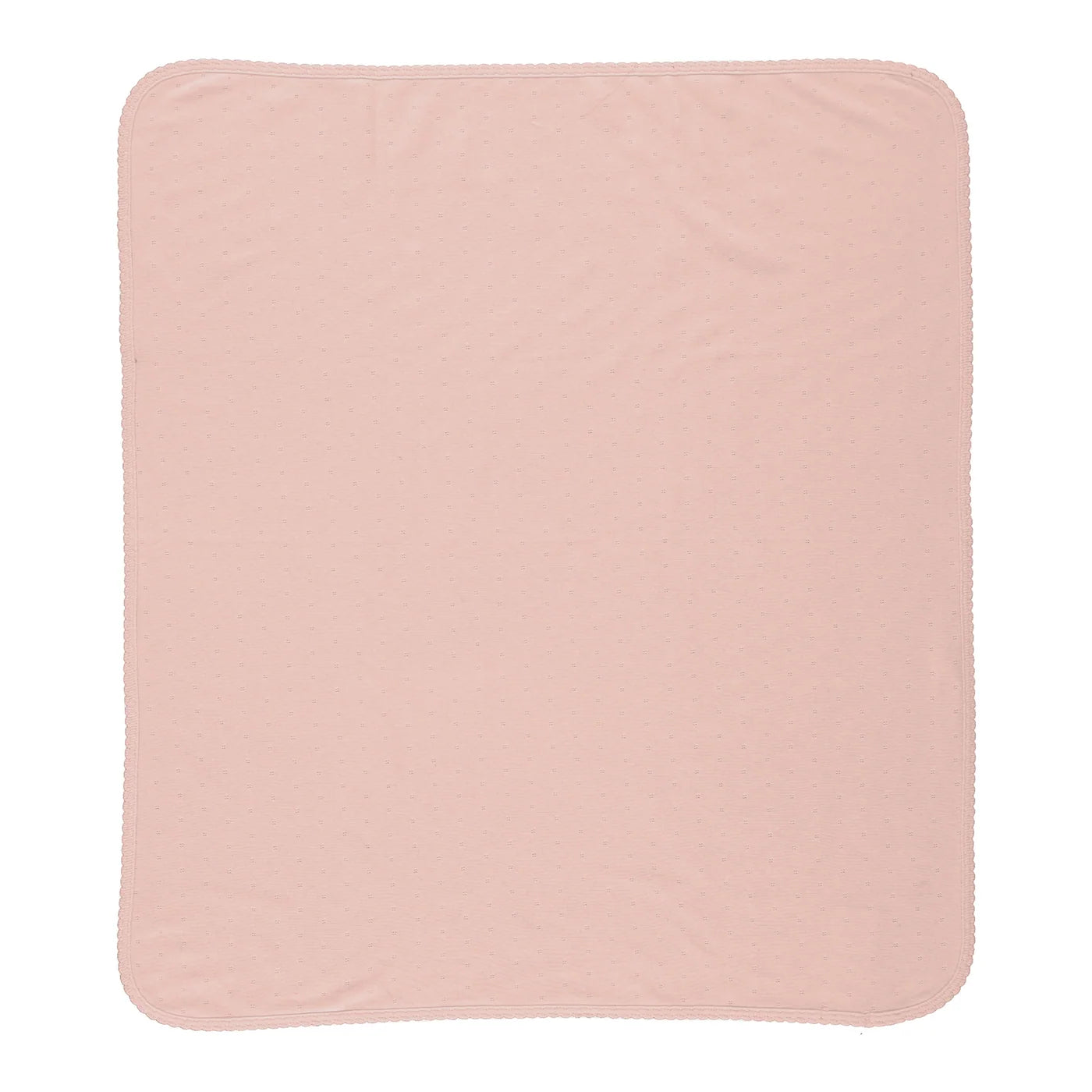 Bebe Blanket - Blush Pointelle