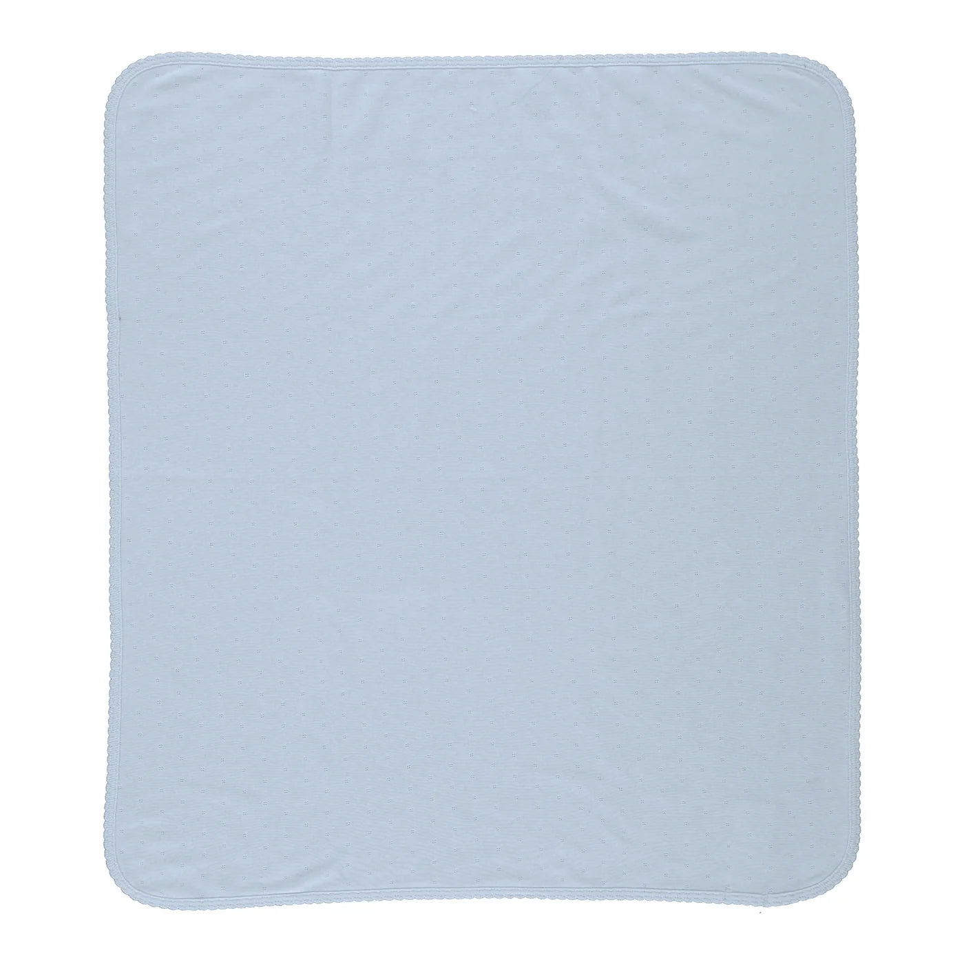 Bebe Blanket - Blue Pointelle