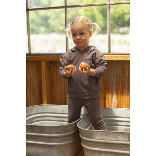 Acid Wash Smokey Brown Girls 2 Pcs