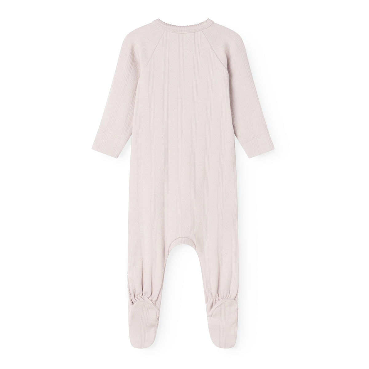 Rubetta Modal Pointelle Footie and Hat -Violet Dust