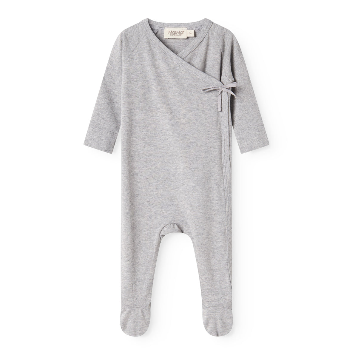 Rubetta Footie - Light Grey Melange