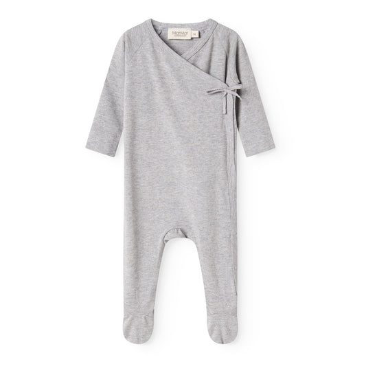 Rubetta Footie - Light Grey Melange