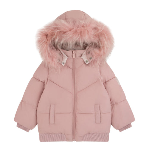 Pink Quilted Jacket