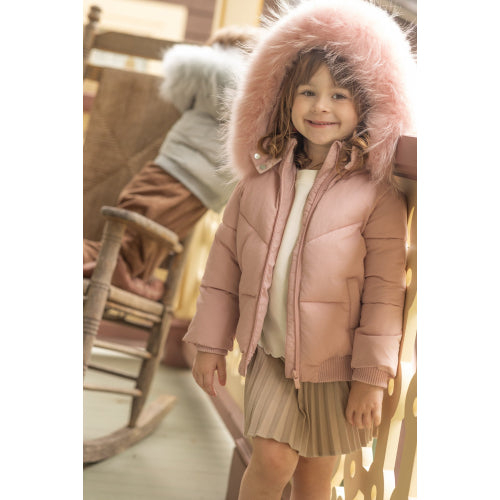 Pink Quilted Jacket