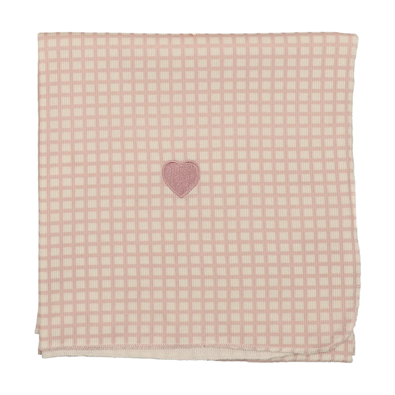 Checkered Dreams Blanket - Pink Heart