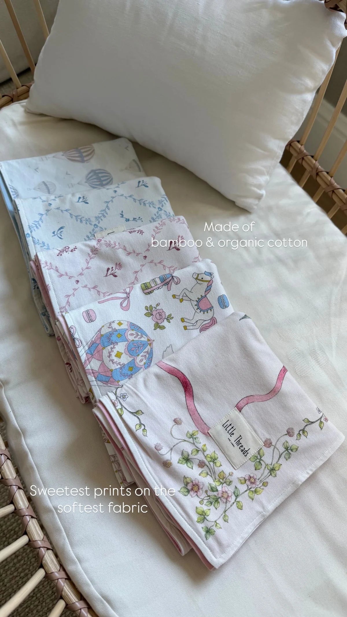 Blue Lattice Jersey Blanket