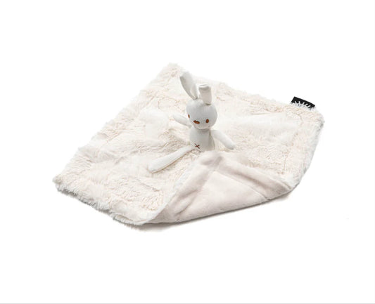 Cozy Cream Bunny Mini Minky Lovey